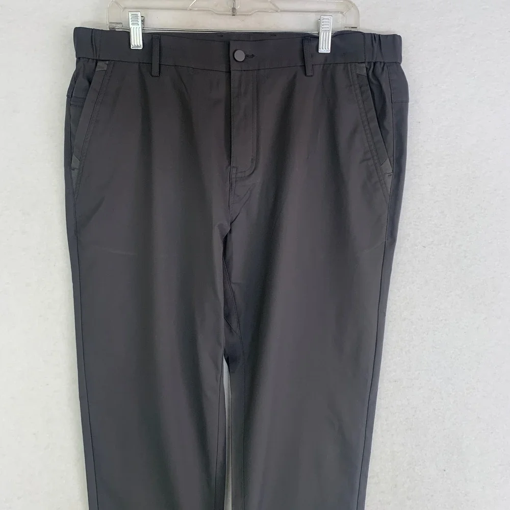 Jack Archer Jetsetter Tech Pants Mens 35x28 Oak Khaki Slim Fit Travel Chino